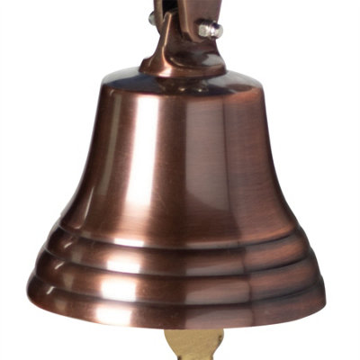 Wall Mounted Traditional Door Ship Bell Bronze - 4