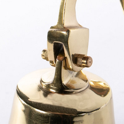 Wall Mounted Traditional Door Ship Bell Gold - 5