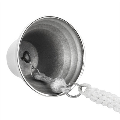 Wall Mounted Traditional Door Ship Bell Silver