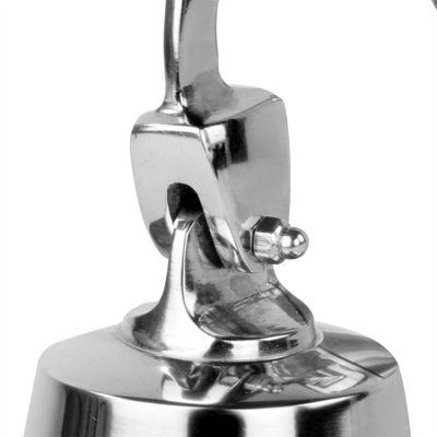 Wall Mounted Traditional Door Ship Bell Silver - 6