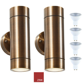 exterior wall lights at