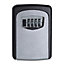 Wall Mounted Weatherproof Key Safe - 4 Digit Combination Lock - Weather Shield