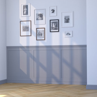 Wall Panels World Shaker MDF Half Wall Panelling Kit Primed at B&Q