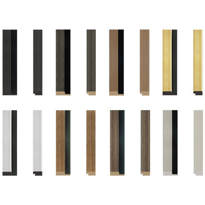 Wall Panels World Waterproof 3D Slat Wall Panel End Trim White, Left hand, Small slat, 42mm x 12mm x 2600mm, Pack of 4