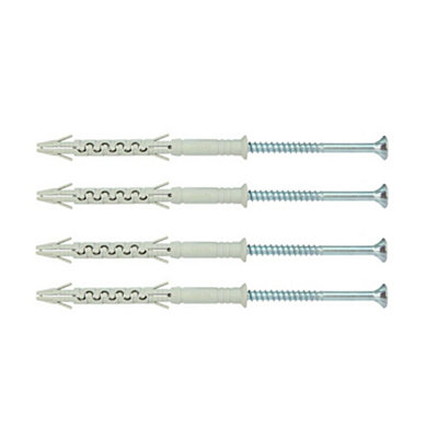 Wall Plug Nylon Window Door Frame Torx Head Concrete Brick - Size TORX ...
