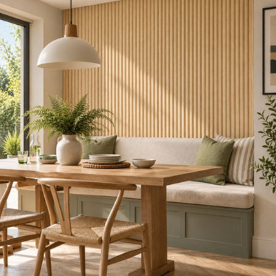 Wall Pops Fluted Semi-circle 20.5cm x 1.15m (36 Panels - 8.49sqm ...