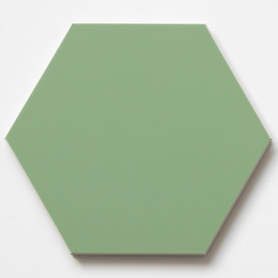 Wall Pops Hexagon Green 17.19 x 14.98cm Premium Self-adhesive Vinyl Wall Tiles Pack 9