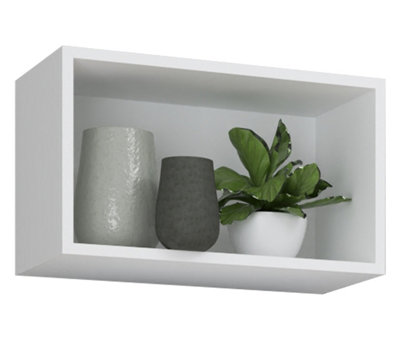 Wall Rack Arila White H. 30 x W. 50 x D. 28 cm