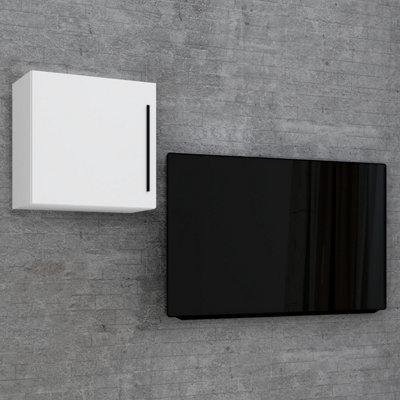 Wall Rack Arila White H. 50 x W. 50 x D. 30 cm