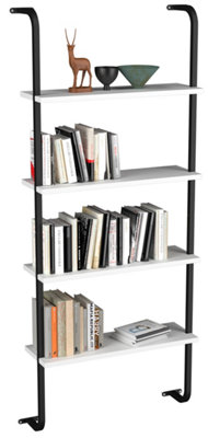 Wall Rack Insasi White H. 150 x W. 64 x D. 20 cm