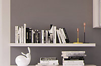 Wall Shelf Floating Elegant Mounted Display Shelf Unit 143cm White Matt Kaspian