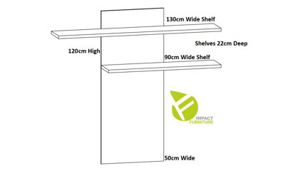 Wall Shelving Panel Shelf Unit Floating Storage Tree Display White Cabinet Fever