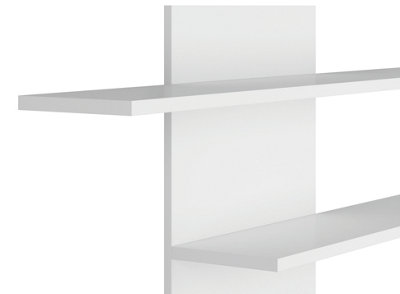 Wall Shelving Panel Shelf Unit Floating Storage Tree Display White Cabinet Fever