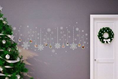 Wall Sticker Set Sparkling Silver Surprise Wall Sticker Decals Home Decoration