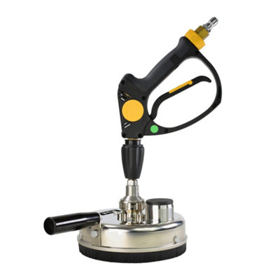 WALL SURFACE CLEANER CLEANER tufTURBO300X 300mm DIAMETER With Handle and 51mm Extraction Port - KTQ Inlet With Jets