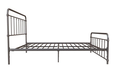 Dhp wallace fashion metal bed queen black