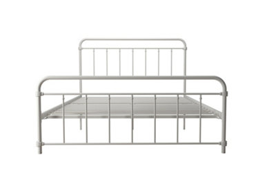 Wallace Metal Bed White, King Size