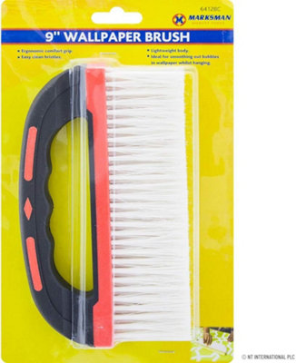 Wallpaper Smoother Pasting Brush With Handle Diy Bristles Paste Decorating 9 Inch Workshop