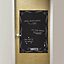 Wallpops Black & White Bistro Notes Peel & Stick Dry Erase Message Board