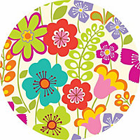 Wallpops Kids Floral FlowersMulticolour Peel & Stick Bedroom Wall Stickers