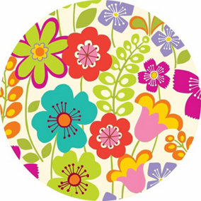 Wallpops Kids Floral FlowersMulticolour Peel & Stick Bedroom Wall Stickers