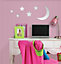 Wallpops Large Self-Adhesive Moon and Stars Shaped Kids Bedroom Wall Mirrors