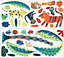 Wallpops Tropical Animal Rainforest Large Kids Bedroom Wall Stickers Murals