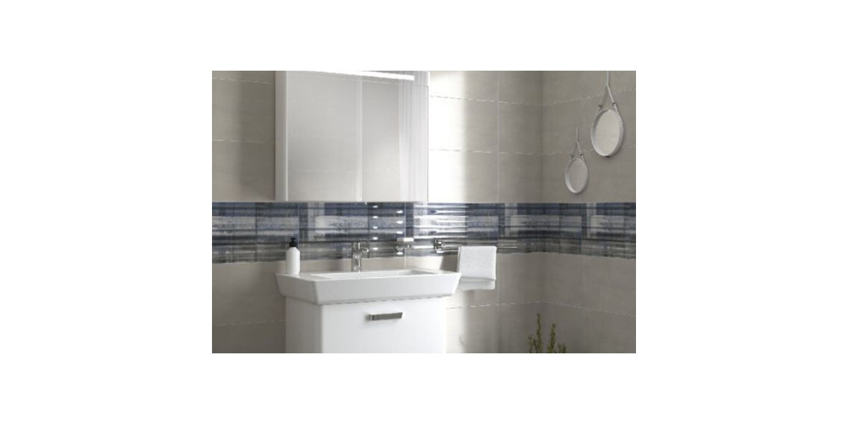 How to tile a patterned border Ideas & Advice DIY at B&Q