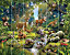 Walltastic Animals of the Forest Multicolour Smooth Wallpaper Mural 8ft high x 10ft wide