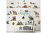 Walltastic Jungle Safari Multicolour Room Decor Sticker Kit