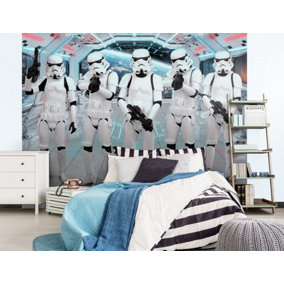 Walltastic Original Stormtrooper Multicolour Smooth Wallpaper Mural 8ft high x 10ft wide