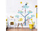 Walltastic Safari Animals Multicolour Large Character Tree Wall Sticker
