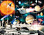 Walltastic Space Adventure Multicolour Smooth Wallpaper Mural 8ft high x 10ft wide