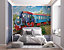 Walltastic Traintastic Multicolour Smooth Wallpaper Mural 8ft high x 10ft wide