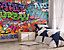 Walltastic Wallpaper Mural Multicolour Graffiti 3D effect Matt Mural