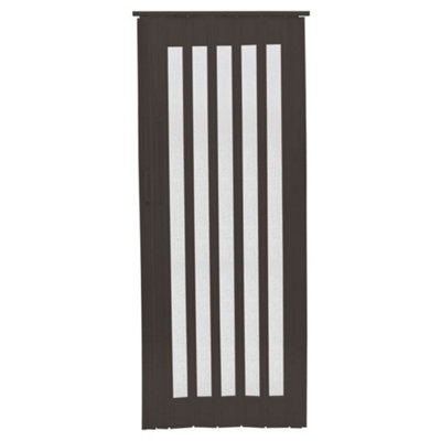 Walnut Effect PVC Folding Accordion Door Interior Sliding Doors 81cm W x 203cm H