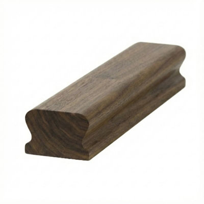 Walnut Handrail LHR 3.6m - No Groove UK Manufactured Traditional ...