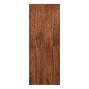 Walnut Veneered Flush Internal Fire Door