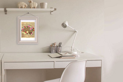 Walplus 2in1 Flowery Brain Poster Multicoloured