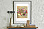 Walplus 2in1 Flowery Brain Poster Multicoloured