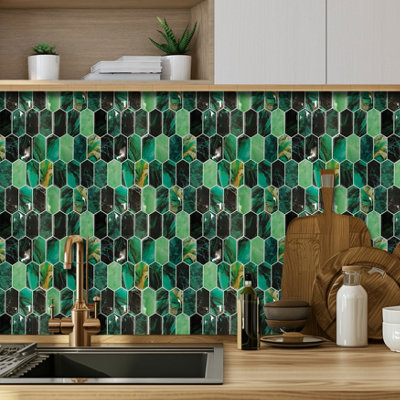 Honeycomb Peel And Stick Floor Tile