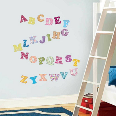 Walplus A-Z Alphabet Nursery Kids Wall Stickers Mural Decal Paper Art Decoration Kids Sticker PVC Multicoloured - 3