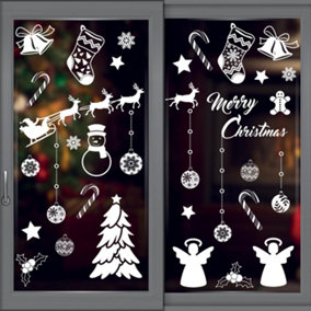 Walplus All White Winterland Window Clings Rooms Décor