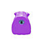 Walplus Animal Coat Hook  Faux Taxidermy - Bull Dog - Purple