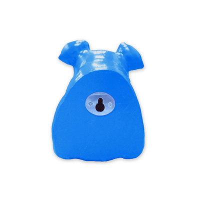 Walplus Animal Head Decoration Wall Art Sculpture - Blue Miniature Schnauzer Dog - 3
