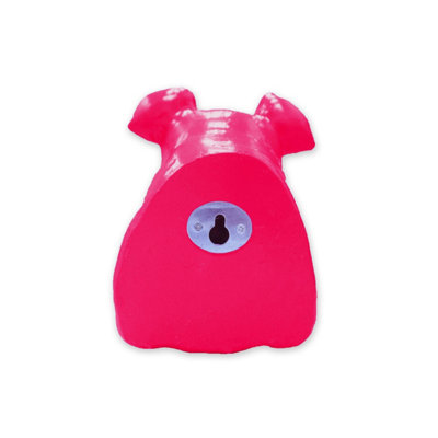 Walplus Animal Head Decoration Wall Art Sculpture - Pink Miniature Schnauzer Dog - 3