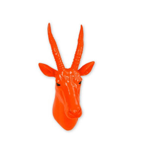 Walplus Animal Head Home Decoration Wall Art Sculpture - Amber Antelope