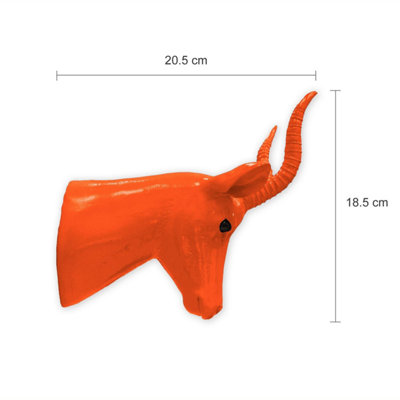 Walplus Animal Head Home Decoration Wall Art Sculpture - Amber Antelope - 3