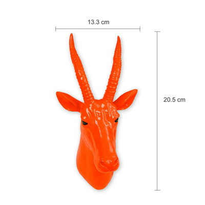 Walplus Animal Head Home Decoration Wall Art Sculpture - Amber Antelope - 5