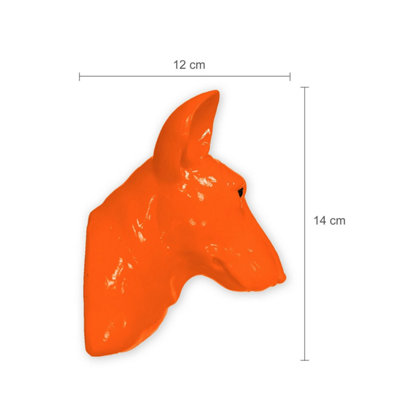 Walplus Animal Head Home Decoration Wall Art Sculpture - Amber Dog - 4